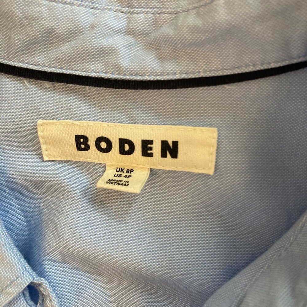 Boden oxford shirt sz 4 Petite - Picture 4 of 9